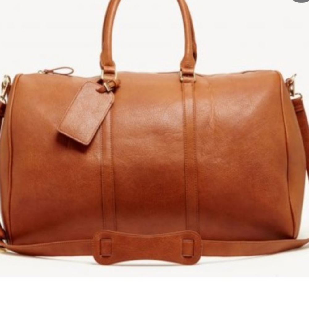 NWT Sole Society Lacie Weekender in Cognac